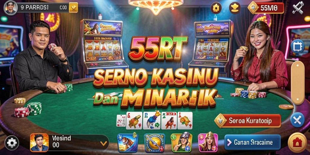 Tampilan menarik dari gameplay Kasino 55RT dengan fitur interaktif.