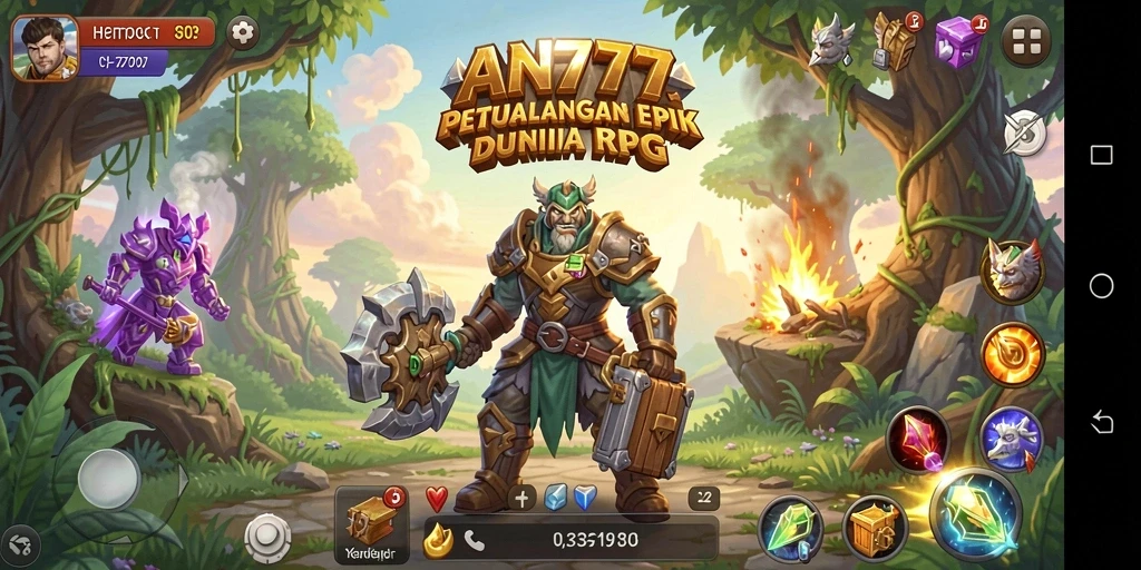 Tampilan gameplay RPG AN777 yang memukau dan mendebarkan.