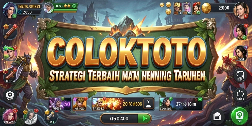 Tampilan gameplay menarik dari COLOKTOTO yang menantang.