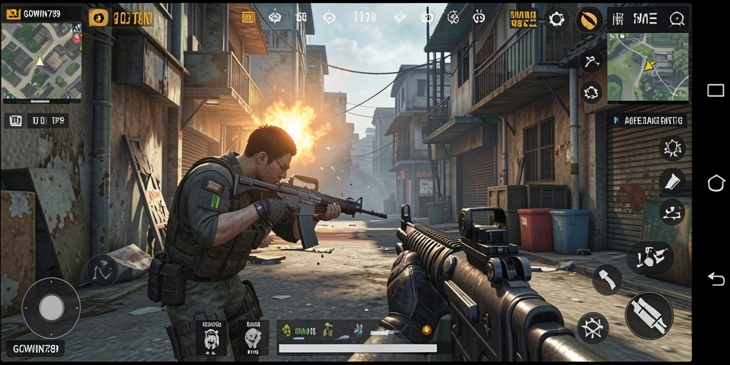 Tampilan gameplay seru GOWIN789 dengan aksi yang mendebarkan.
