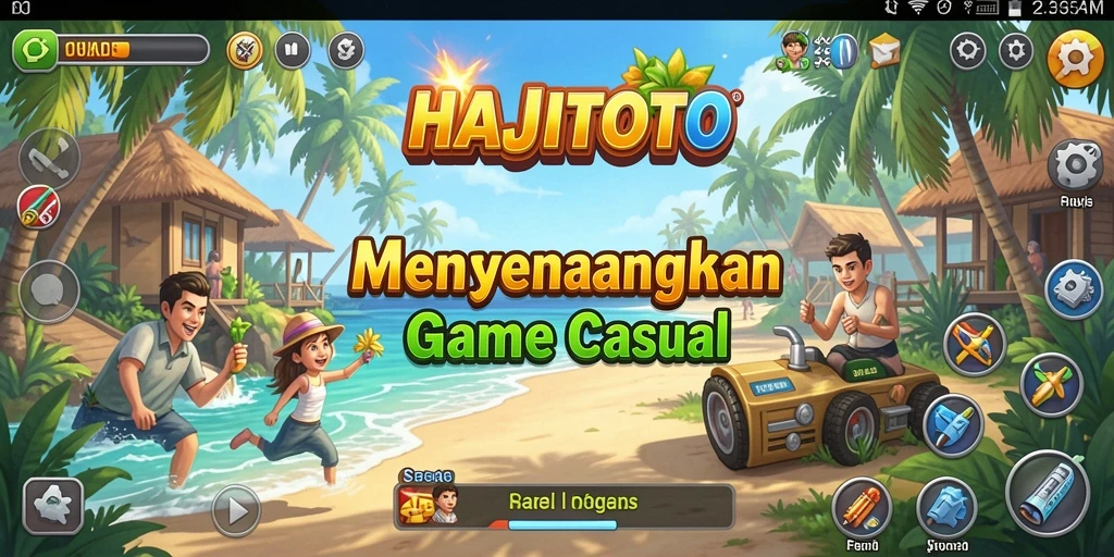 Tangkapan layar gameplay seru di HAJITOTO menunjukkan momen lucu dan tantangan.