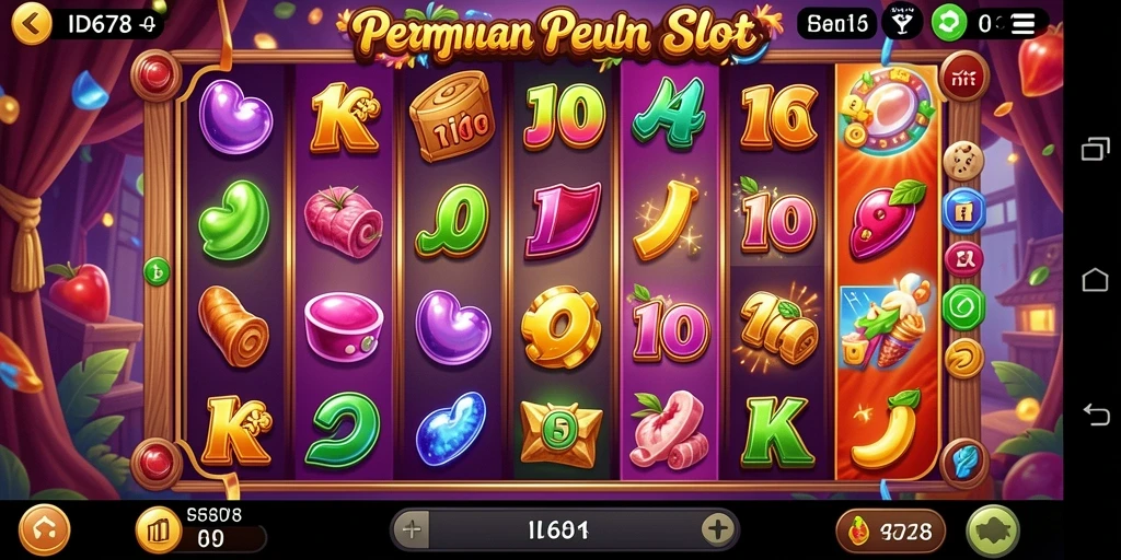 Tampilan layar permainan ID678 menampilkan grafis slot yang menawan dan interaktif.