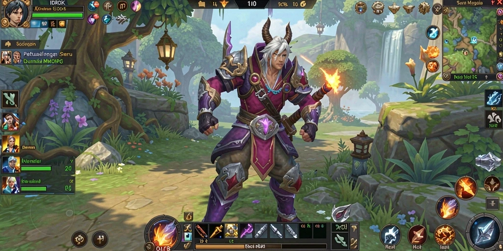 Gameplay seru dan mendalam di dunia IDROK.