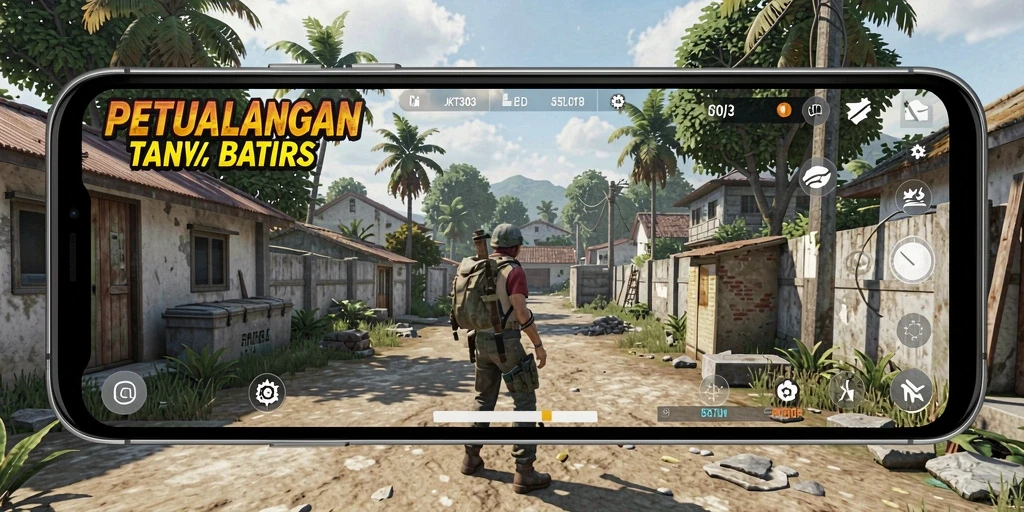 Tampilan gameplay seru di dunia terbuka JKT303.