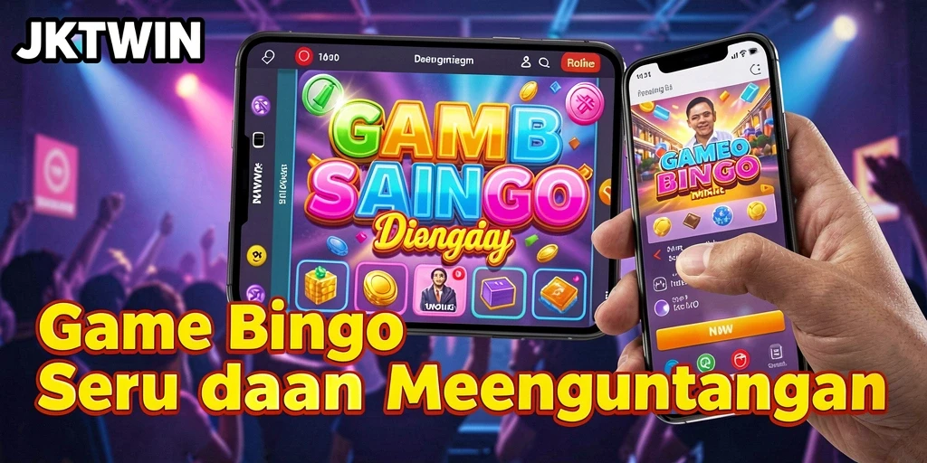 Gameplay seru JKTWIN dengan fitur bingo menarik.