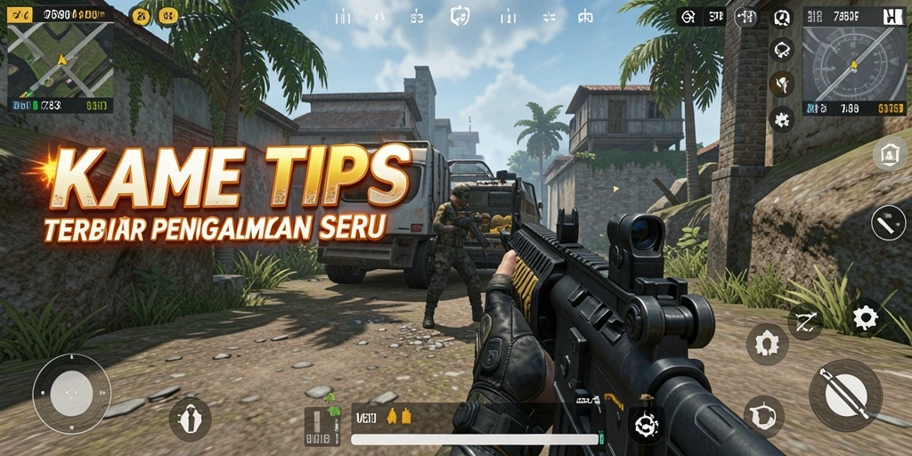 Tampilan gameplay seru dengan aksi penuh adrenalin.