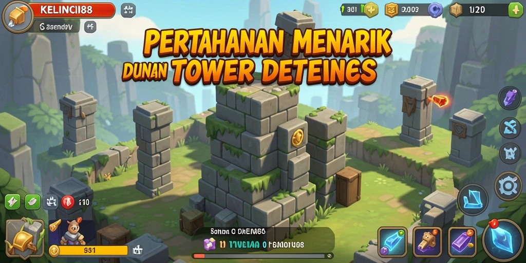 Tangkapan layar gameplay KELINCI88 yang menampilkan aksi pertahanan kelinci.