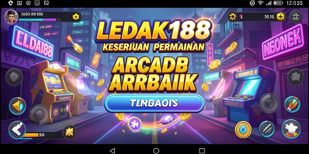 Tampilan gameplay dinamis dan penuh aksi dari LEDAK188.
