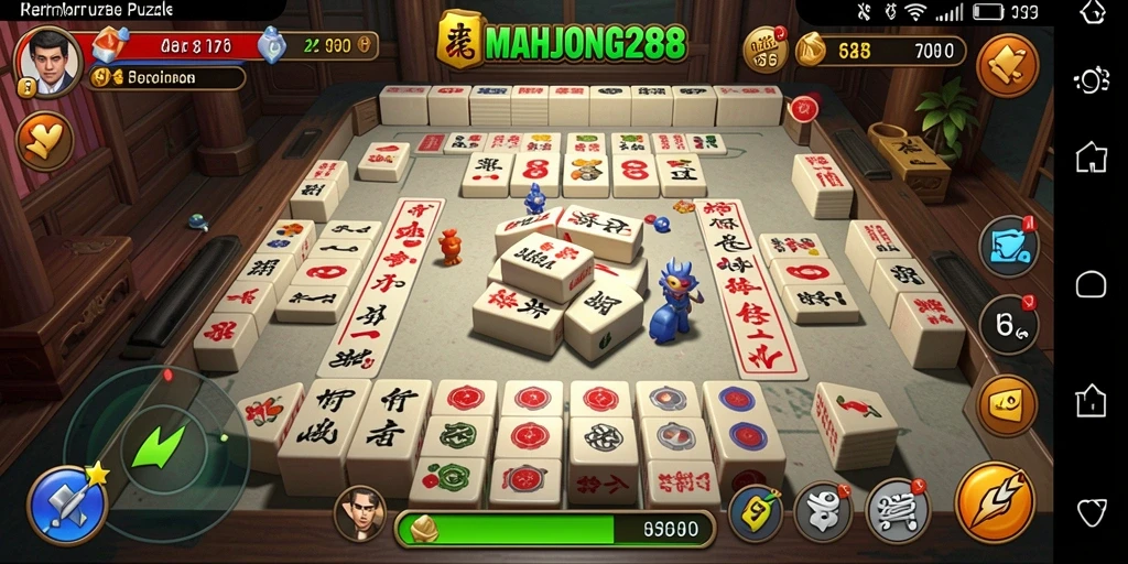 Tangkapan layar MAHJONG288 menampilkan gameplay seru dan menantang.