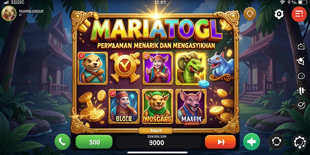 Screenshot gameplay menarik dari MARIATOGL yang menggambarkan pengalaman slot yang seru.