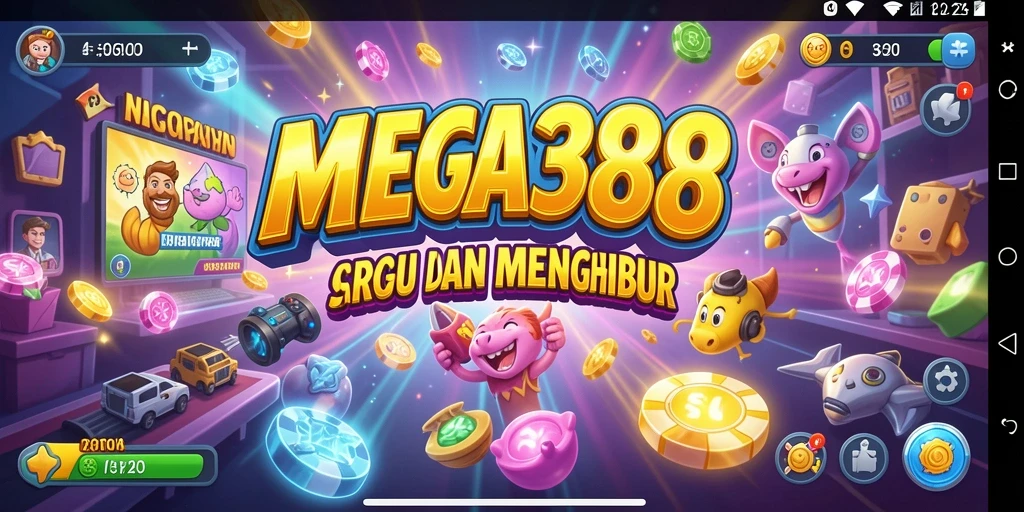 Tampilan gameplay menarik dari MEGA388 dengan aksi cepat di layar.