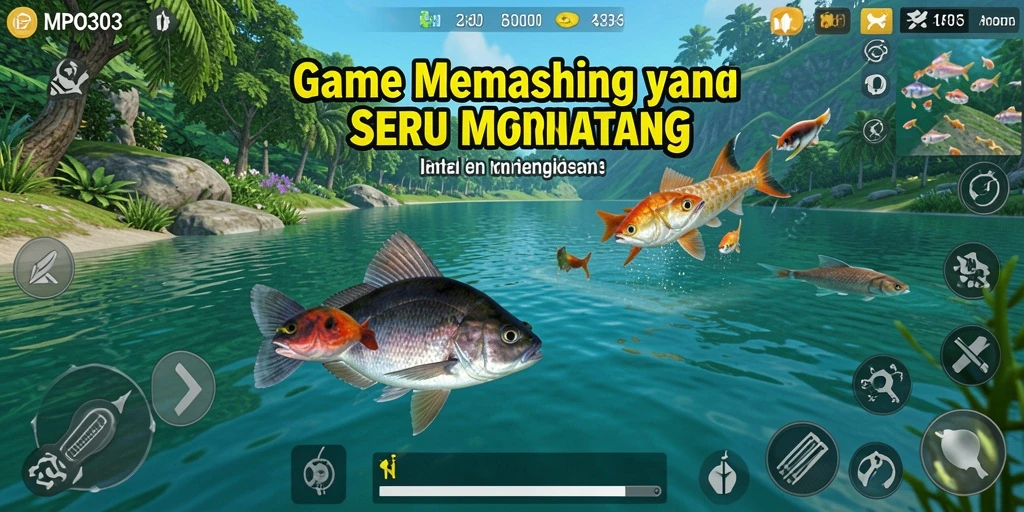 Tangkapan ikan besar dalam gameplay MPO303 yang mendebarkan.