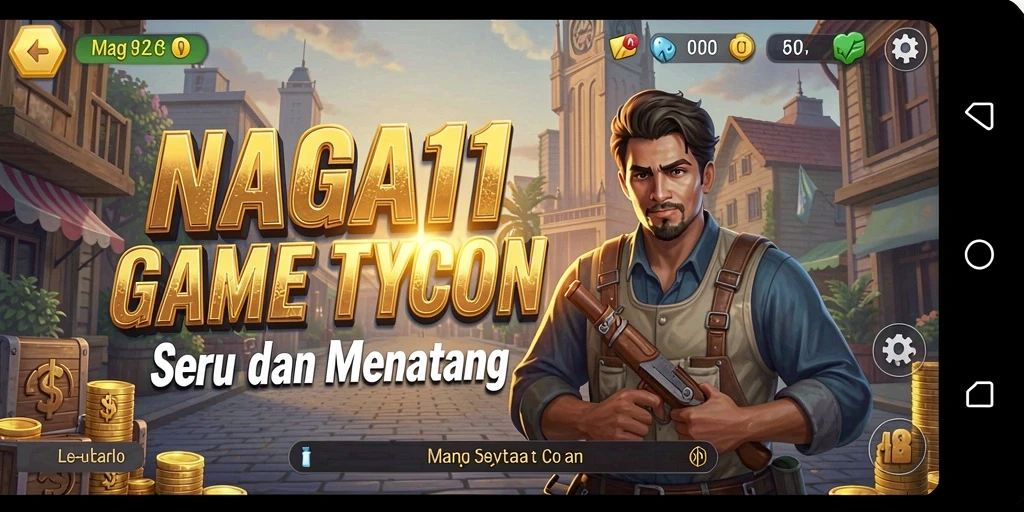 Tampilan menakjubkan dari gameplay NAGA11 yang seru dan strategis.