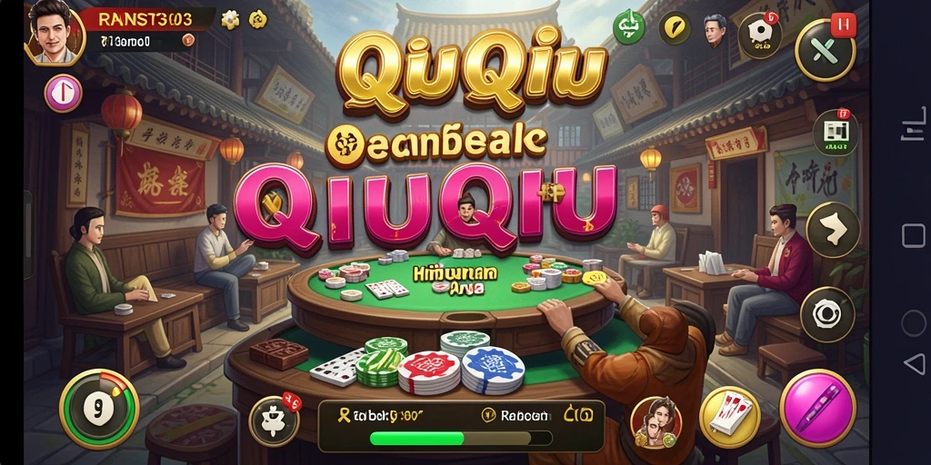 Tangkapan layar RANS303 menampilkan gameplay QiuQiu yang seru dan mendebarkan.