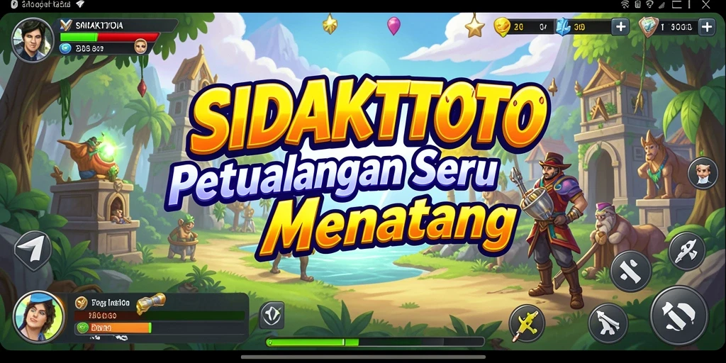 Screenshot gameplay SIDAKTOTO yang menunjukkan petualangan menegangkan.